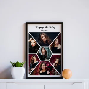 Personalized Birthday CollagePhoto Frame for Women with Name | Charmc Gift