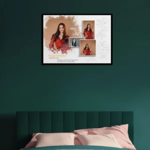 Birthday Photo Frame – 4 Photo Collage Design | CharmcGift