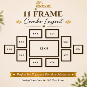 Customized 11 Frame Photo Collage Combo | CharmcGift