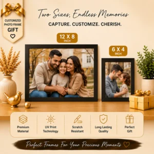 Customized 2 Frame Combo (12 x8 , 6 x 4) | CharmcGift