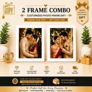 Customized 2 Frame Photo Collage Combo | CharmcGift
