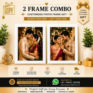 Customized 2 Frame Photo Collage Combo | CharmcGift
