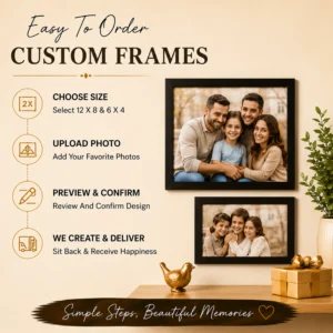Customized 2 Frame Combo (12 x8 , 6 x 4) | CharmcGift