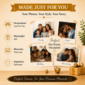 Customized 2 Frame Combo (12 x8 , 6 x 4) | CharmcGift