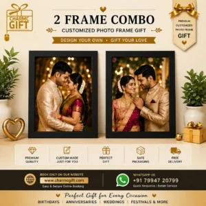 Customized 2 Frame Photo Collage Combo | CharmcGift